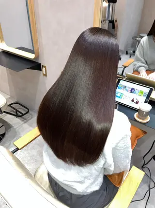 ロング 縮毛矯正/髪質改善 /艶カラー/こうめいのヘアスタイル