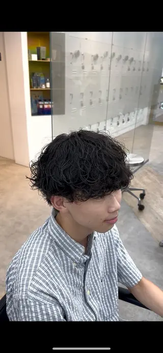 パーマ メンズ カット🔥パーマ特化 fifthりょう🔥のヘアスタイル