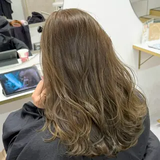 ミディアム ブリーチなしダブル カラー/レイヤー太我のヘアスタイル