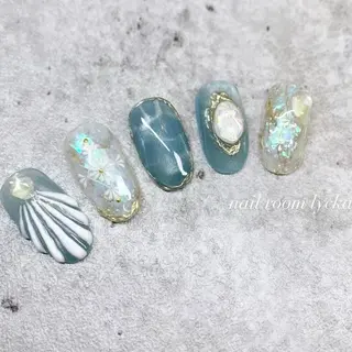 ネイル ネイルルームリッカ 𝐦𝐚𝐲𝐮のネイルデザイン
