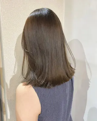 セミロング 鈴木早記 insta →saki_03sのヘアスタイル