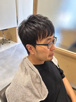 ショート メンズ 久木原 ゆりのヘアスタイル