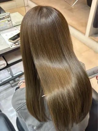 ロング カラー 赤み消し透明感🤍 髪質改善🌙/伽音のヘアスタイル