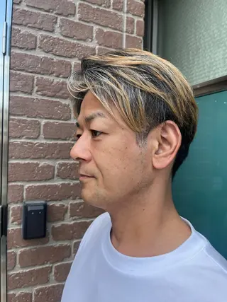 ショート メンズ 久木原 ゆりのヘアスタイル