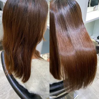 セミロング 🌈髪質改善/縮毛矯 正特化🌈鈴木一寿のヘアスタイル