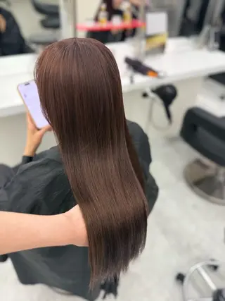 ロング カラー 🥂上品ワンホンヘア 🥂nozomiのヘアスタイル