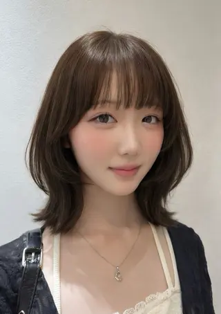 ミディアム 中韓🇨🇳🇰🇷 トレンド＆髪質改善のヘアスタイル