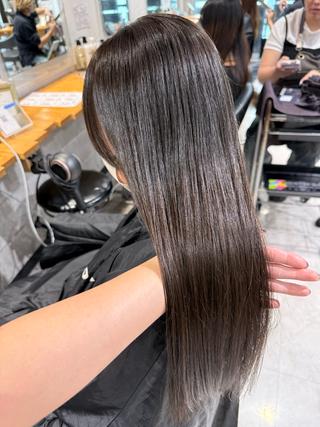 ロング NANAMI🩵 大人可愛い韓国ヘアのヘアスタイル