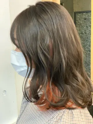 ミディアム カラー Real me 鈴木のヘアスタイル