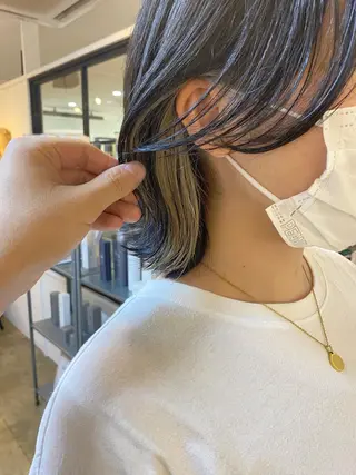 ミディアム 坪井 彰吾のヘアスタイル