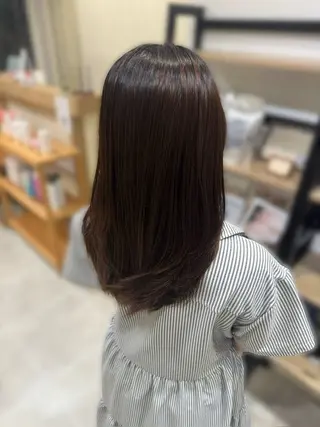 ロング 藤田 紋芽 Jr.stylistのヘアスタイル