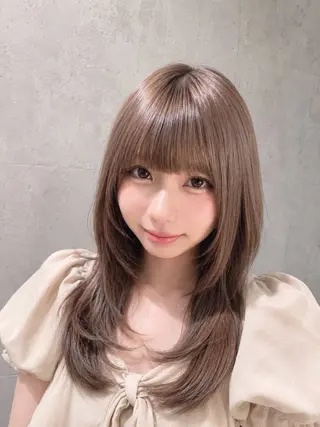 セミロング カラー HAIR SALON mimiのヘアスタイル