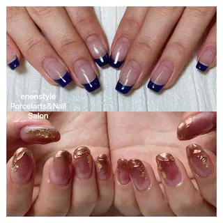 ミディアム ネイル 🐾enen style 🐾のネイルデザイン