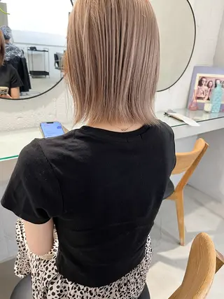 カラー ❤️ショートカット ・顔周りカット❤️のヘアスタイル