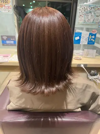 ミディアム 韓国/顔周りカット /キム チョウヒのヘアスタイル