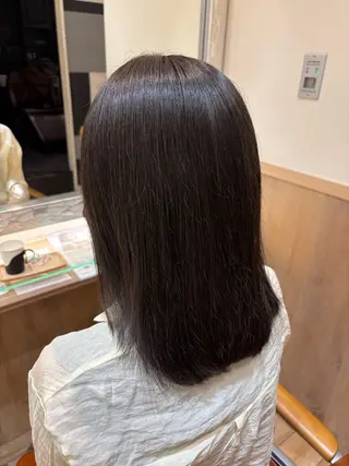 ミディアム 平久保 唯那のヘアスタイル