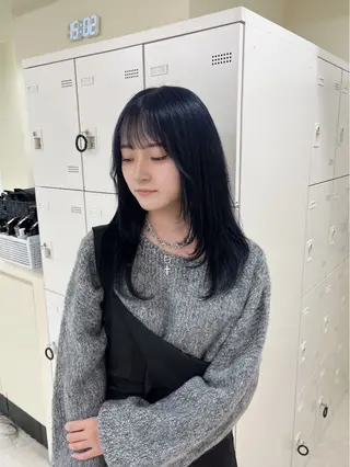 ミディアム カラー 💟RINNA 艶カラー💟のヘアスタイル