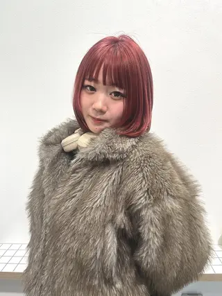 ミディアム カラー keshiki 大名のヘアスタイル
