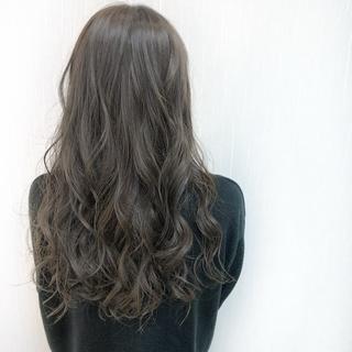 セミロング パーマ 青池 康宏のヘアスタイル