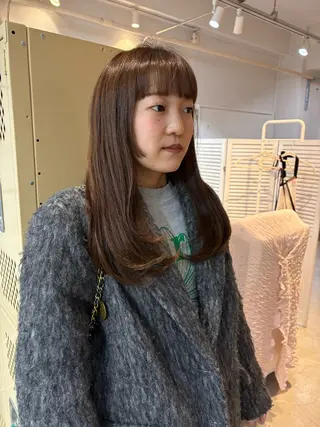 セミロング ERII /伏見 カットモデル募集中！のヘアスタイル