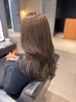 セミロング カラー RABU /髪質改善 伏見/ヘアケアサロンのヘアスタイル
