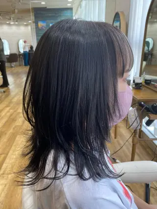ミディアム MANAMI 🥀ウルフカットのヘアスタイル