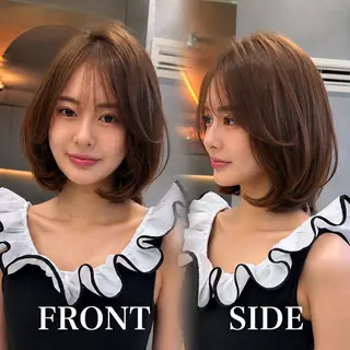 ミディアム カラー 🩷小川大輔🩷 ボブ/インナーカラーのヘアスタイル
