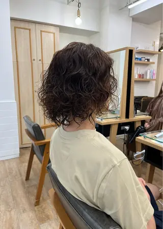 パーマ メンズ 暖色color🥀メ ンズパーマ/Yunaのヘアスタイル