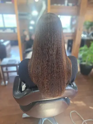 ロング 飯田 仁美のヘアスタイル