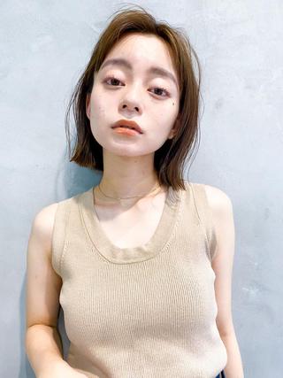 ミディアム カラー ヘアアレンジ 💝髪質改善💝_ chlom🌸春🌸のヘアスタイル