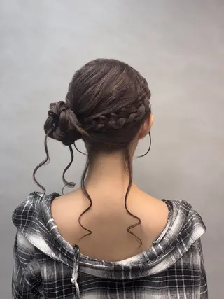 ロング 推し活アレンジ🎀 艶カラー¦nanoのヘアスタイル