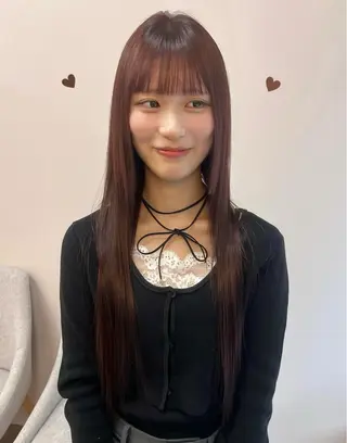 ロング 髪質改善ミルクティー SATSUKI🌼.のヘアスタイル