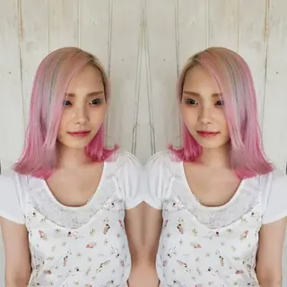 ミディアム カラー welring hair salonのヘアスタイル