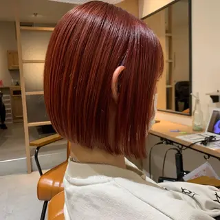 ミディアム カラー Love&Hair Breit/下川のヘアスタイル