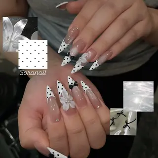 ネイル Sora nail 長さ出し専門店のネイルデザイン