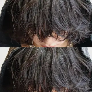 パーマ メンズ 安部 真弘のヘアスタイル