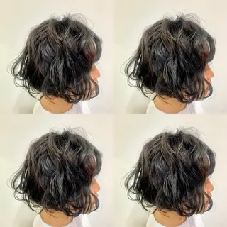 ショート カラー ブリーチ👩🦳/ ✂︎MANAMIのヘアスタイル