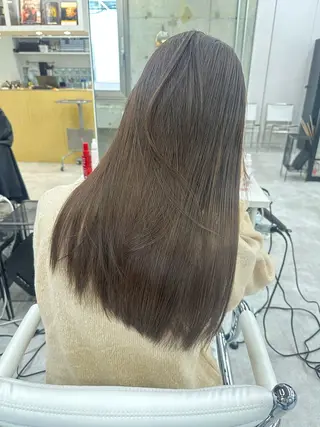セミロング カラー MAI/髪質改善/ 幹細胞トリートメントのヘアスタイル