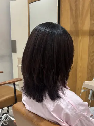 ミディアム ⭐️うる艶カラー 募集　まゆ⭐️のヘアスタイル
