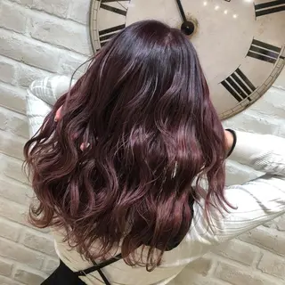 セミロング カラー Aujua ソムリエ 勝又舞夏のヘアスタイル