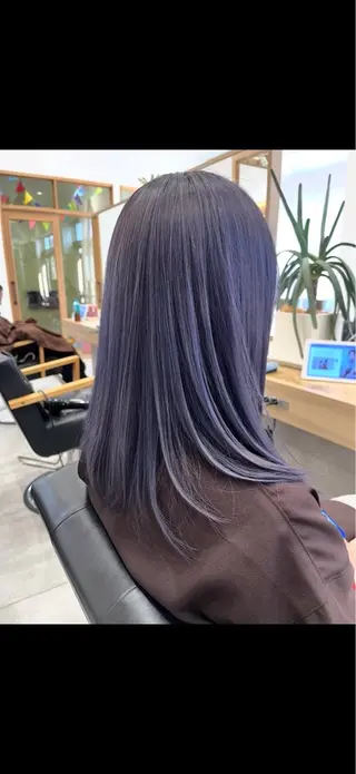 セミロング カラー ハイトーン💛透明感 カラー/mikaのヘアスタイル