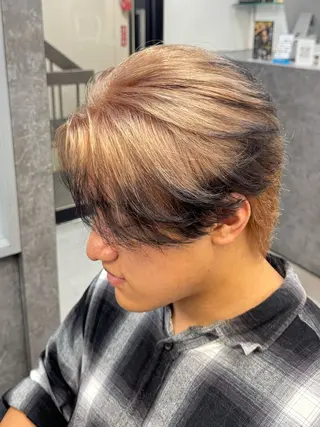 カラー メンズ ✨金沢No.1✨ カット最安値‼️のヘアスタイル