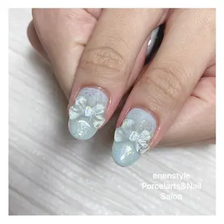 ミディアム ネイル 🐾enen style 🐾のネイルデザイン