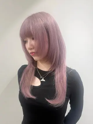 ロング カラー ブリーチ・ハイトーン 🪐✩serenaのヘアスタイル