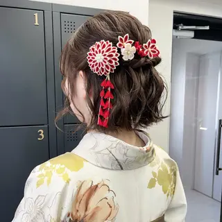 ショート ヘアアレンジ 初めてのショート お任せください✂️のヘアスタイル