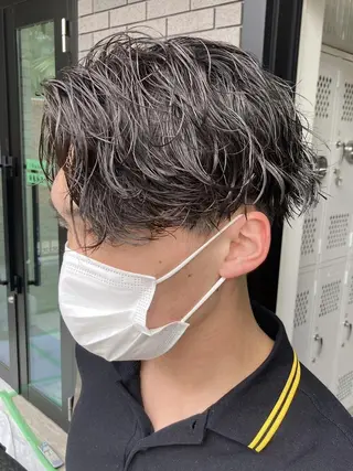 ショート パーマ メンズ SENTA✨メンズ パーマ✨fifth栄のヘアスタイル
