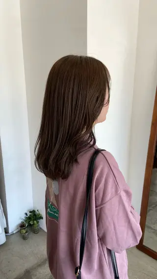 ロング まつ あみのヘアスタイル