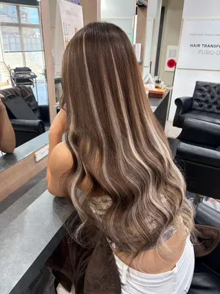 ロング カラー 横浜/エクステ特化× 艶カラー/あいかのヘアスタイル