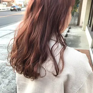 ロング カラー riho/レイヤー/ ハイトーン/ブリーチのヘアスタイル