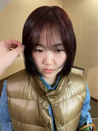 ショート カラー mio /ハイトーンのヘアスタイル
